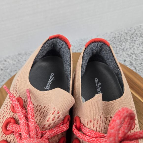 Allbirds Mens 11 Tree Dasher Peach Coral Athletic Active Gym Daily Running Shoe - Picture 11 of 12